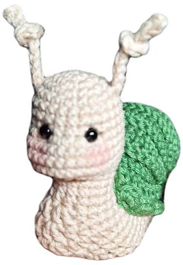 Finchen - Häkel-Anleitung für eine süße Amigurumi-Schnecke - Häkeln
