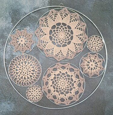 5 teilige Häkelanleitung Mandalas & Traumfänger, Sommer Sparpack - Bild 5