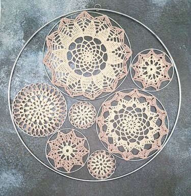 5 teilige Häkelanleitung Mandalas & Traumfänger, Sommer Sparpack - Bild 15