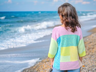 Häkelpulover Frauhohmanns "Piazza", der gute Laune-Pulli mit Farbenspiel - Bild 3