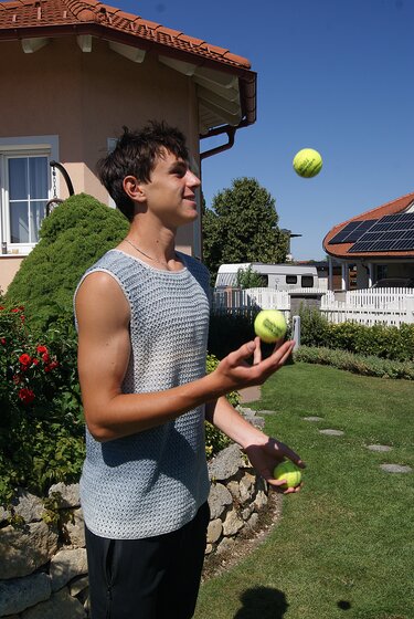 Männershirt LUCA (Gr. S/M, L/XL) - Häkeln