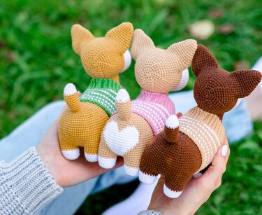 Dog Corgi - Crochet