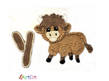 Crochet Animal Alphabet Y Yak