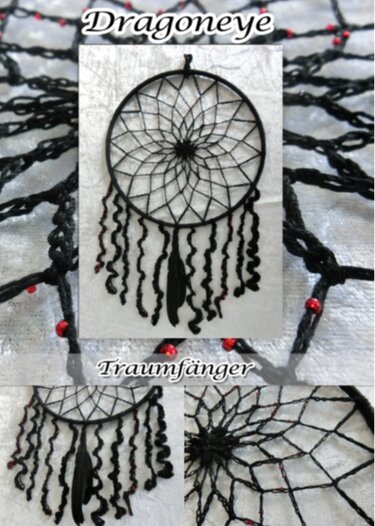 Traumfänger Dragoneye - Häkeln