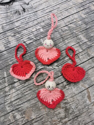 Sweetheart Crochet Pattern Worry Worm english US terms - Image 5