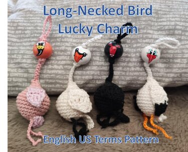 Elegante Langhalsvögel mal anders: Storch, Schwan & Flamingo