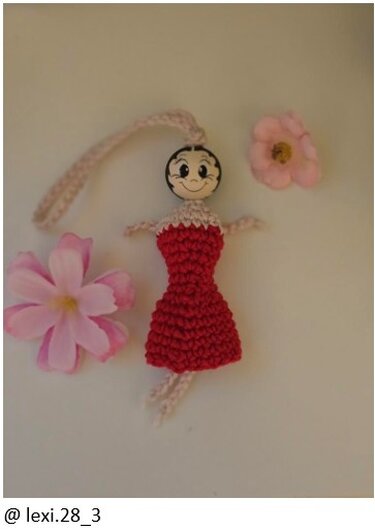 Mini dress for little dancer english US terms - Crochet