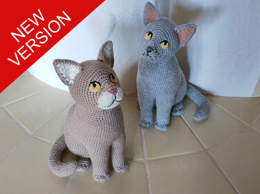 Sitting Cat - pattern by NiggyArts - Crochet