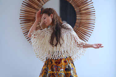 Schulterponcho & Rock, Cleopatra, Festival, Braut, Strand, Alltag - Bild 12