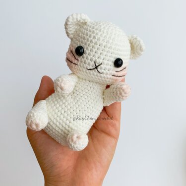 Frosty The Cat Crochet Pattern - Cute Cat Amigurumi - Animal Crochet