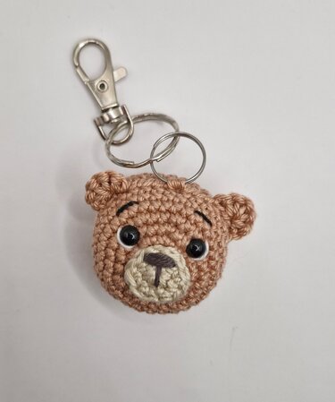 PDF Häkelanleitung Bärchen Schlüsselanhänger / Taschenbaumler Amigurumi