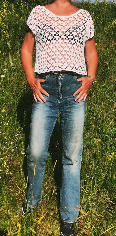 Luftig und leichtes Sommer-Shirt - Häkelanleitung - Bild 7