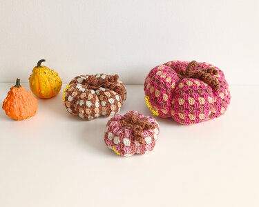 Granny Stitch Pumpkins - Stacked Fall Pumpkin Decor - Crochet Pattern