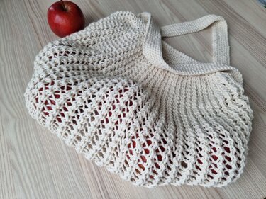 "Herzensfaden" Tasche, Shopper stricken PDF-Anleitung