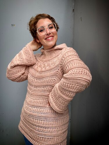 Häkelanleitung Hoodie "ROSEGOLD" - Bild 16