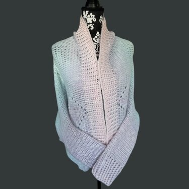 Häkelanleitung Seelenwärmer - leichtes Stäbchenmuster - auch für Anfänger