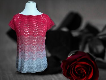 Strickanleitung Tunika Black Rose - Bild 9