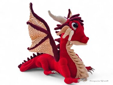 Häkelanleitung Luan Der Golddrache