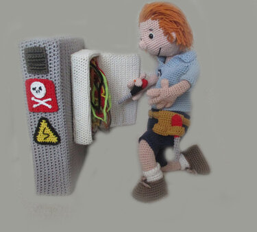 Electrician Eddie - Crochet