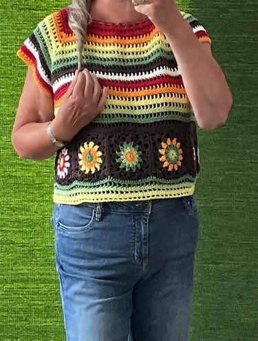 Jäckchen im Hippie-Style - RVO -Häkelanleitung