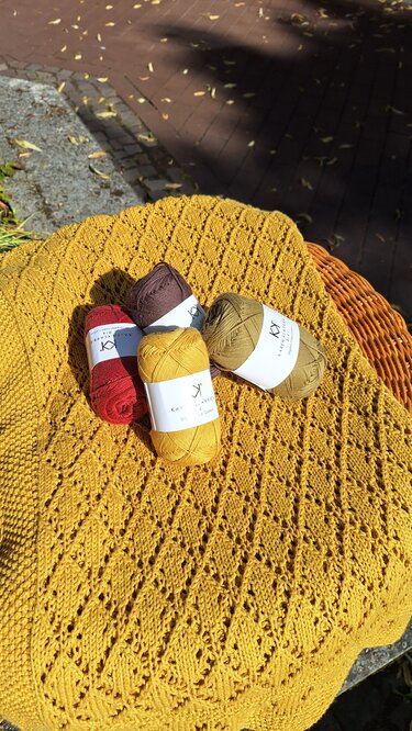 „Hygge-Plaid“ - Stricken