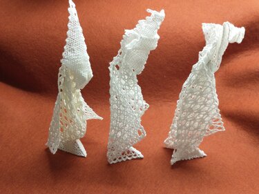 drei weise Männer geklöppelt - Basteln