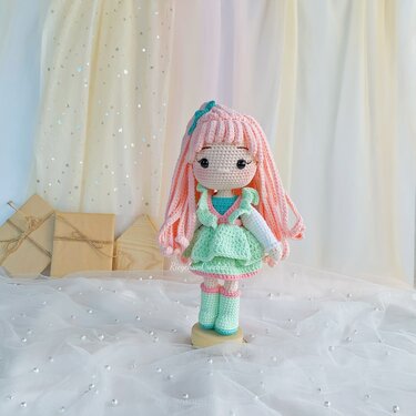 Little Moon The Doll Crochet Pattern (9inches doll)| Doll Amigurumi Pattern