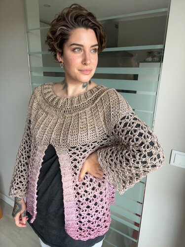 Häkelanleitung Jacke "MOCCA BOULEVARD"