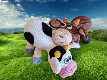 Cows Camilla & Kurt - crochet pattern - Image 5