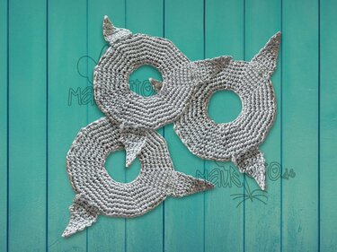 Crochet pattern - Shuriken throwing star for little ninja
