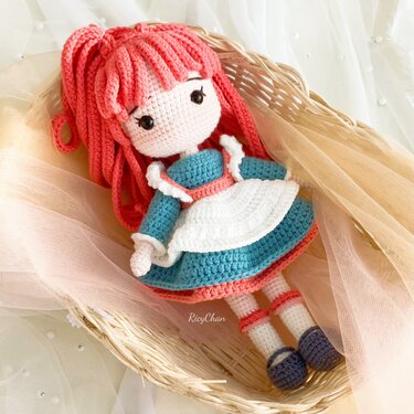 Moonie The Doll Crochet Pattern | Amigurumi Doll Pattern | PDF in English