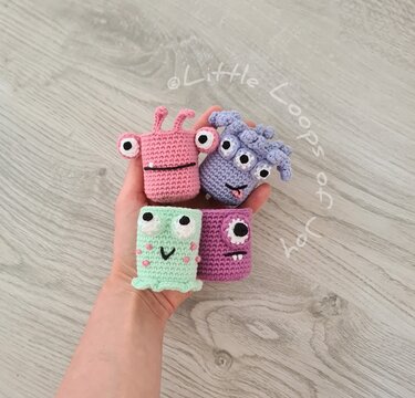 Crochet Pattern Chair Leg Covers "Little Monsters"