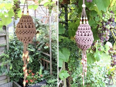 Häkelanleitung Lampion "boho style"