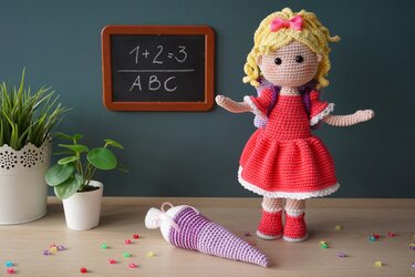Häkelanleitung Schulkind Sophia - PDF Datei deutsch - Bild 3