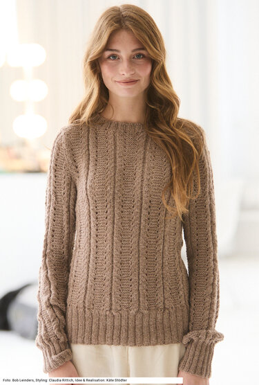 Pulli mit Ajourmuster - Bild 5