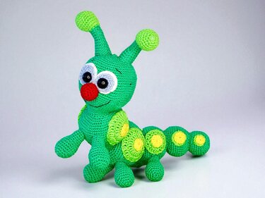Catti - the Fluffy Caterpillar - Crochet Pattern