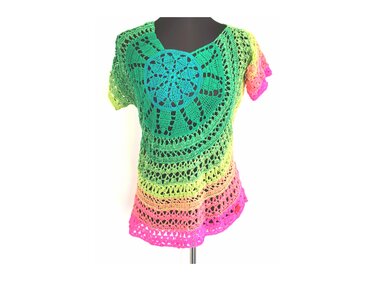 Sommershirt/Sommerpulli Summer Circle, Häkelanleitung