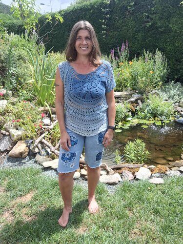 Sommershirt/Sommerpulli Summer Circle, Häkelanleitung - Bild 5