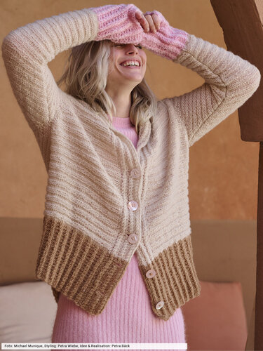 Jacke mit hohen Bündchen