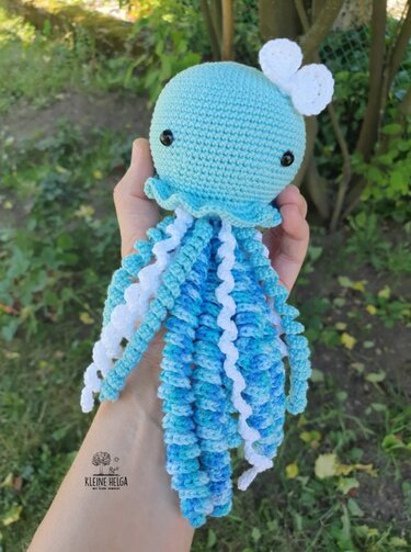 Häkelanleitung für Qualle ,,Blue" - Bild 3