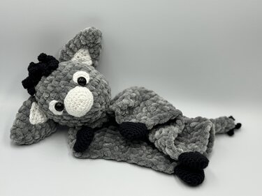 Crochet Pattern - Comforter / Lovey Donkey "Emil"