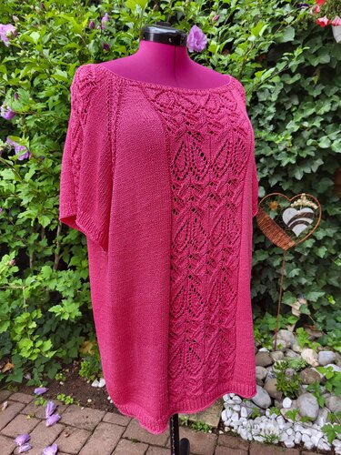 RVO-Ajour Sommershirt "Sommerblume", Größe S-5XL +++ - Bild 10