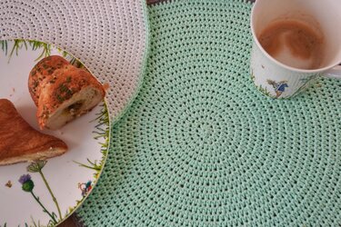 Round Placemat – Crochet in Spiral Rounds