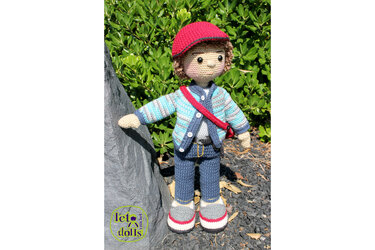 Alex, Large Crochet Doll Pattern, Amigurumi, 21"/ 53 cm Tall