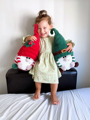 Gnome crochet patterns, set of 3 amigurumi patterns, crochet plushies, DIY