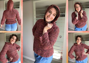 Häkelanleitung Hoodie "SHABBY QUEEN"