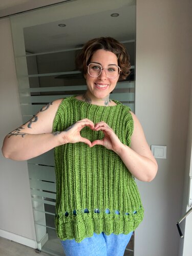 Häkelanleitung 1-Bobbel-Top "AVOCADO PRINCESS"