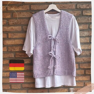 Vest / Cardigan ALIA - knitting pattern