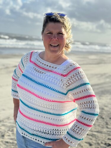 Häkelanleitung Rundhals-Pullover / Shirt Pinaca