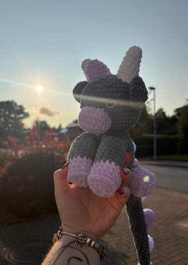 Häkelanleitung: Krümel der Dino